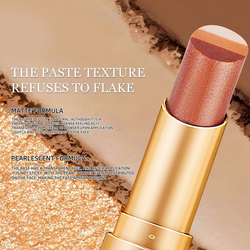 Urbanomax 3 in 1 Eyeshadow Stick with blended shades and smooth application, shown on eye makeup model.