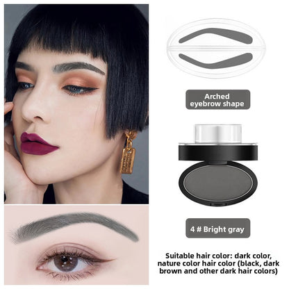 URBANOMAX TheEyebrow Stamp Kit™ for home use, featuring eyebrow stamps and tools for quick, natural-looking brow shaping.