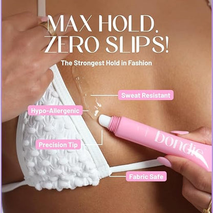 URBANOMAX body adhesive in a tube, showing clear, strong skin-safe glue for secure hold and seamless application