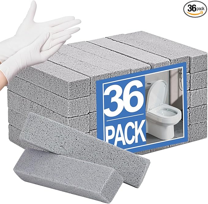 10-pack URBANOMAX pumice stones for exfoliating and smoothing skin and calluses, shown in a clear image of the product pack.