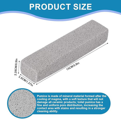 Pack of 10 URBANOMAX pumice stones for exfoliating and smoothing skin, shown in a clear plastic package.