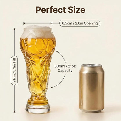 Hercules Football Themed Beer Glass